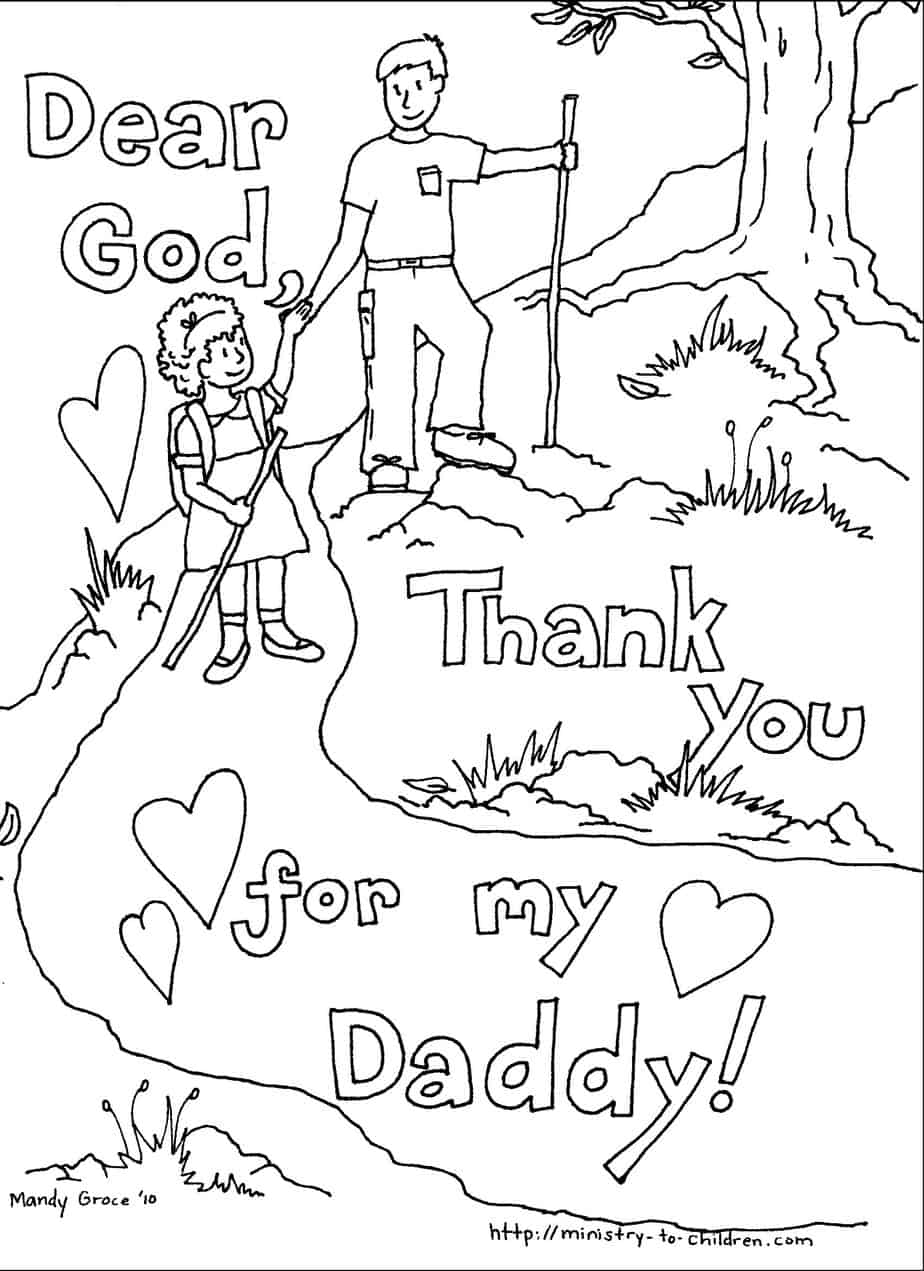 i miss daddy coloring pages - photo #43
